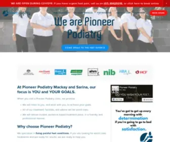 Pioneerpodiatry.com.au(Pioneer Podiatry) Screenshot