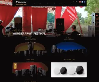 Pioneerproaudio.com(Music and culture is in our DNA) Screenshot