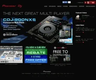 Pioneerprodj.com(Pioneerprodj) Screenshot