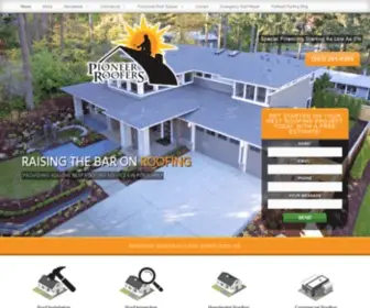 Pioneerroofers.net(Pioneer Roofers) Screenshot