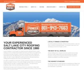 Pioneerroofingutah.com(Best Roofer in Utah) Screenshot