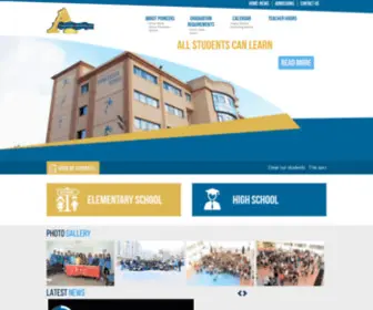 Pioneers-American.com(Pioneers International School) Screenshot