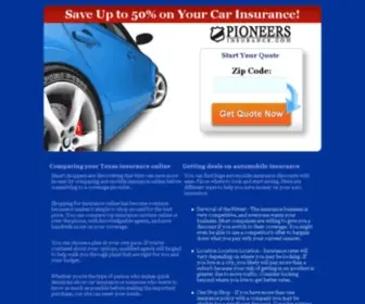 Pioneersinsurance.com(Free Auto Insurance Quotes) Screenshot