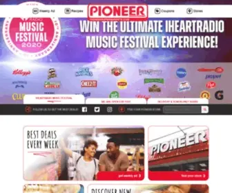 Pioneersupermarkets.com(Pioneer Supermarkets) Screenshot