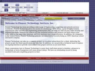 Pioneertechnology.com(Pioneer Technology Services) Screenshot