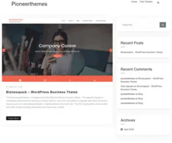 Pioneerthemes.com(Just another WordPress site) Screenshot