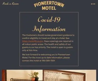 Pioneertown-Motel.com(Pioneertown Motel) Screenshot