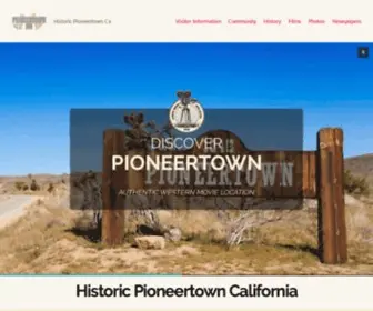 Pioneertownsun.com(Pioneertown California) Screenshot