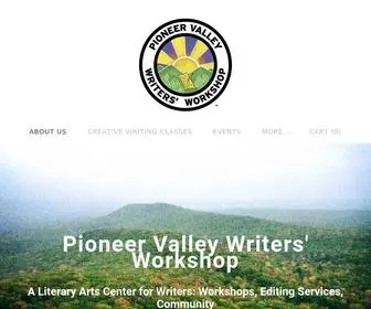 Pioneervalleywriters.org(Pioneer Valley Writers' Workshop) Screenshot