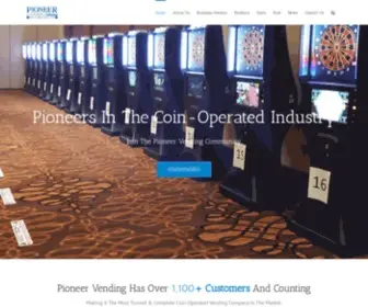 Pioneervending.com(Pioneer Vending) Screenshot