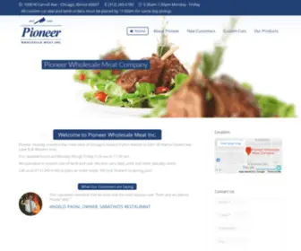 Pioneerwholesalemeat.com(Pioneer Wholesale Meat Company) Screenshot