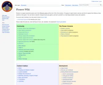 Pioneerwiki.com(PioneerWiki) Screenshot