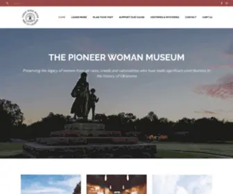 Pioneerwomanmuseum.com(PIONEER WOMAN MUSEUM) Screenshot