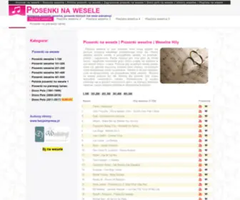 Piosenki-NA-Wesele.pl(Piosenki NA Wesele) Screenshot