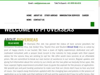 Pioverseas.com(Pi overseas) Screenshot