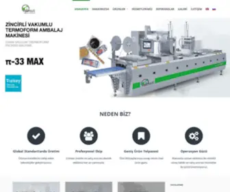 Pipakmakine.com(Pipak Makine) Screenshot