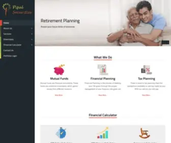 Pipalsecurities.in(Pipal Securities) Screenshot