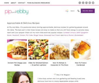 Pipandebby.com(Approachable & Delicious Recipes) Screenshot