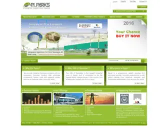 Piparks.com(Pyramids Industrial Parks) Screenshot