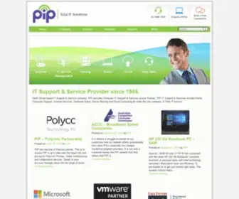 Pip.com.au(Preferred Internet Provider Australia) Screenshot