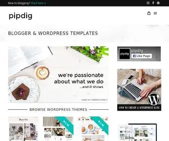 Pipdig.co(Pro Blogger Templates & WordPress Themes for your blog) Screenshot