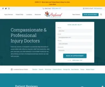 Pipdoc.com(Preferred Injury Physicians) Screenshot