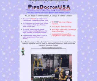 Pipedoctorusa.com(WHEN YOUR DRAIN) Screenshot