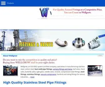 Pipefittingweb.com(Best Choice of Pipe Fittings) Screenshot