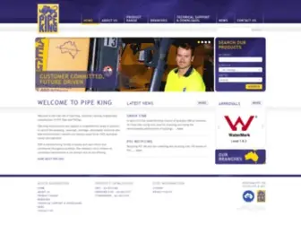 Pipeking.com.au(Pipe King) Screenshot
