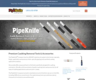 Pipeknifecaulktools.com(Pipeknife Caulk Tools) Screenshot