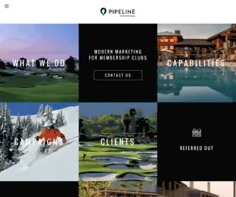 Pipelineagency.com(Private Club Branding) Screenshot