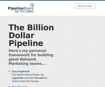 Pipelineboard.com(Download the Pipeline Board by Tim Sales) Screenshot