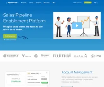 Pipelinedeals.com(Sales CRM (Customer Relationship Management)) Screenshot