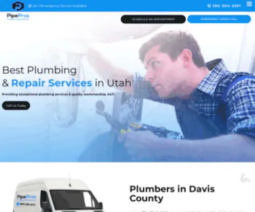Pipeprosutah.com(Pipe Pro’s Utah) Screenshot