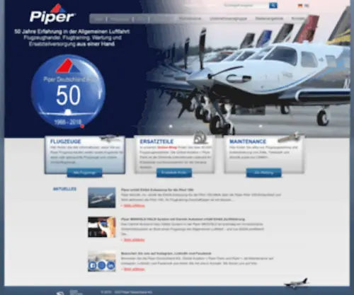 Piper-Germany.de(PIPER Deutschland) Screenshot