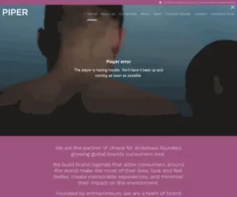 Piper.co.uk(Building Brand Legends) Screenshot