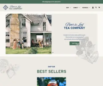 Piperandleaf.com(Piper and Leaf Tea Co) Screenshot