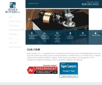 Piperbowers.com(Lexington Law Firm) Screenshot