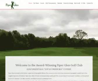 Piperglen.com(Piper Glen Golf Club) Screenshot