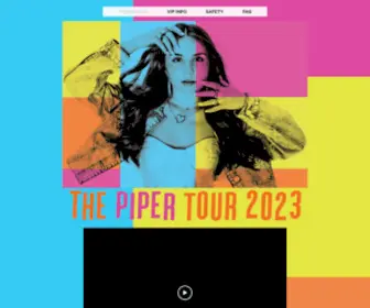 Piperrockellelive.com(TOUR DATES) Screenshot