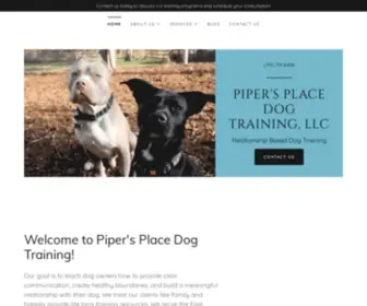 Pipersplacedogtraining.com(Piper's Place Dog Training) Screenshot