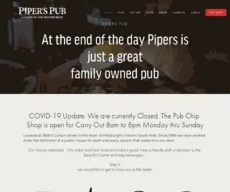 Piperspub.com(Pipers Pub) Screenshot