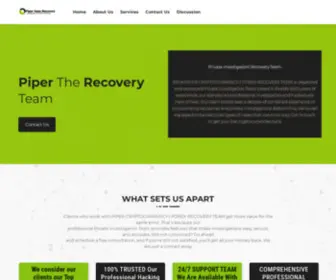 Piperteam.org(PIPER Investment and Crypto Funds recovery Team) Screenshot