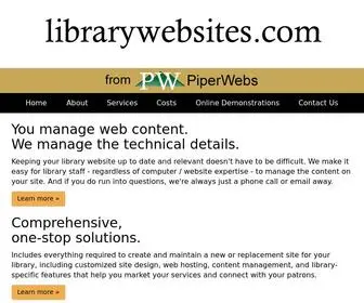 Piperwebs.com(Library Websites) Screenshot