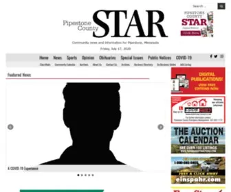 Pipestonestar.com(Pipestone County Star) Screenshot