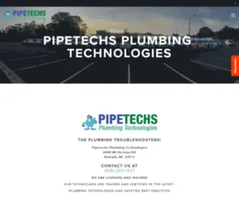 Pipetechsplumbing.com(Pipetechs Plumbing) Screenshot