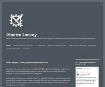 Pipettejockey.com(I make) Screenshot