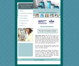 Pipetterepairservice.com(Pipette Repair Service) Screenshot