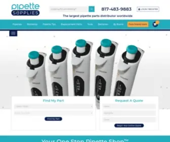 Pipettesupplies.com(Pipette Supplies) Screenshot