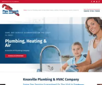 Pipewrenchplumbing.com(Best Plumbers in Knoxville) Screenshot